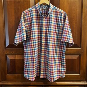Daniel Cremieux Men's Shirt Signature Collection Multicolor Check Shirt Size XL